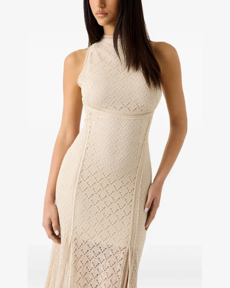 Guess openwork long dress - Nude Nude