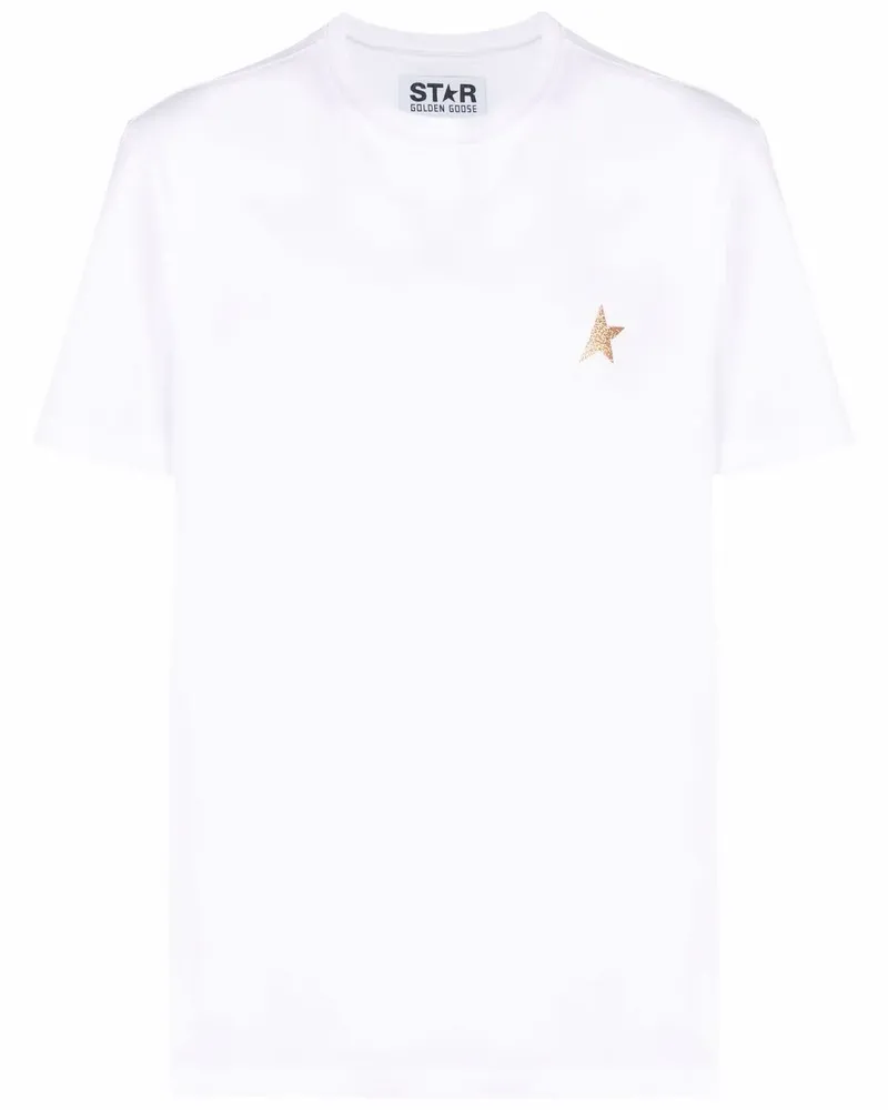 Golden Goose White Star Collection T-Shirt - Weiß Weiß