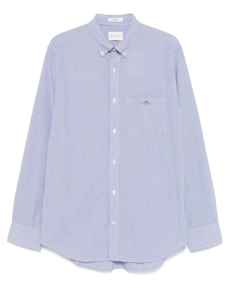 Gant Gestreiftes Hemd - Blau Blau