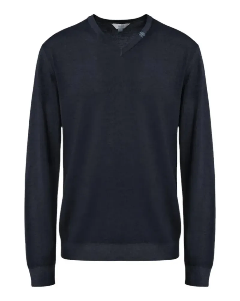 Malo Tavolozza Strickpullover - Blau Blau