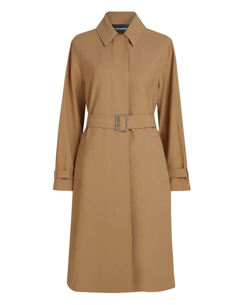 Karl Lagerfeld Trenchcoat mit Falten - Nude Nude