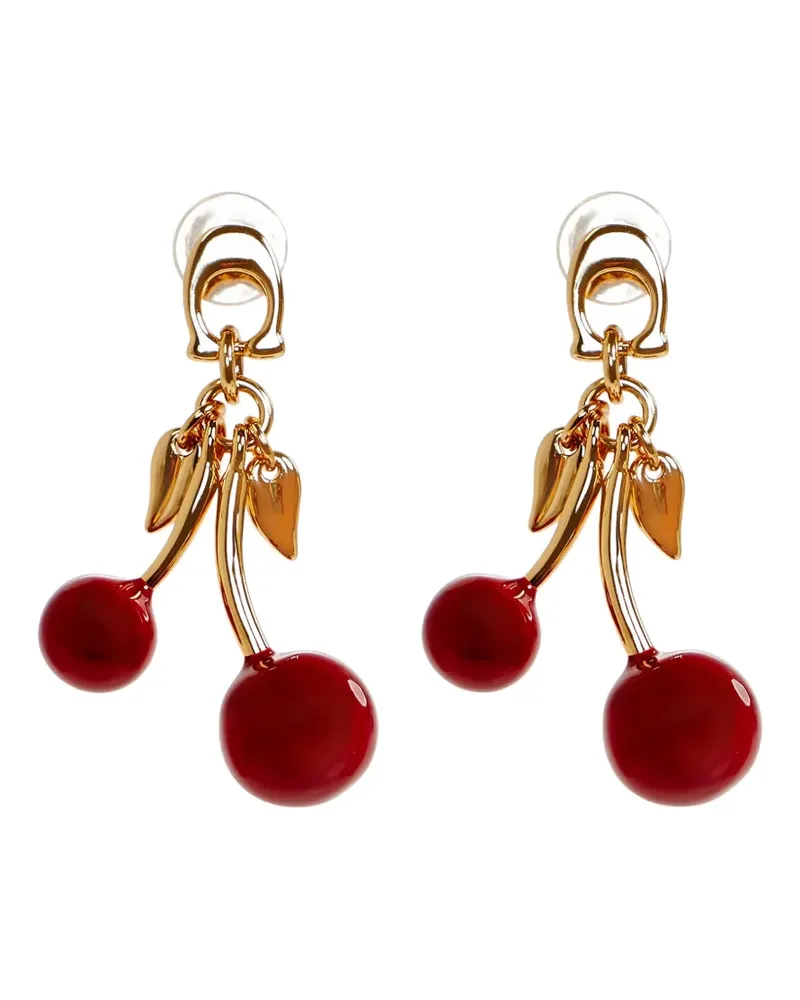 Coach Cherry drop earrings - Gold Gold