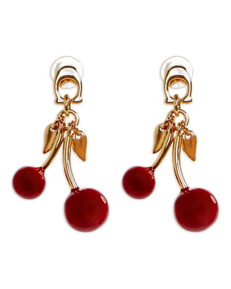 Coach Cherry drop earrings - Gold Gold