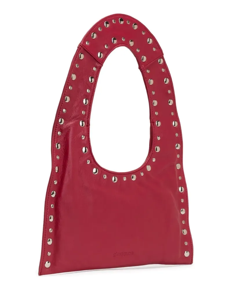 GIMAGUAS mini Franca stud-embellished tote bag - Rot Rot