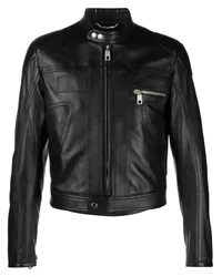 Dolce & Gabbana Bikerjacke mit Reißverschluss Schwarz