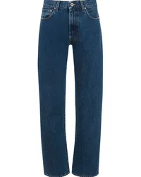 J.W.Anderson Gerade High-Rise-Jeans Blau