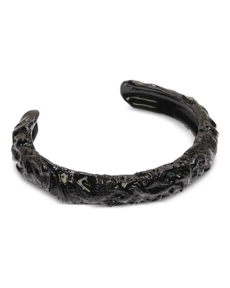 Bally Armspange mit skulpturalem Effekt - Schwarz Schwarz