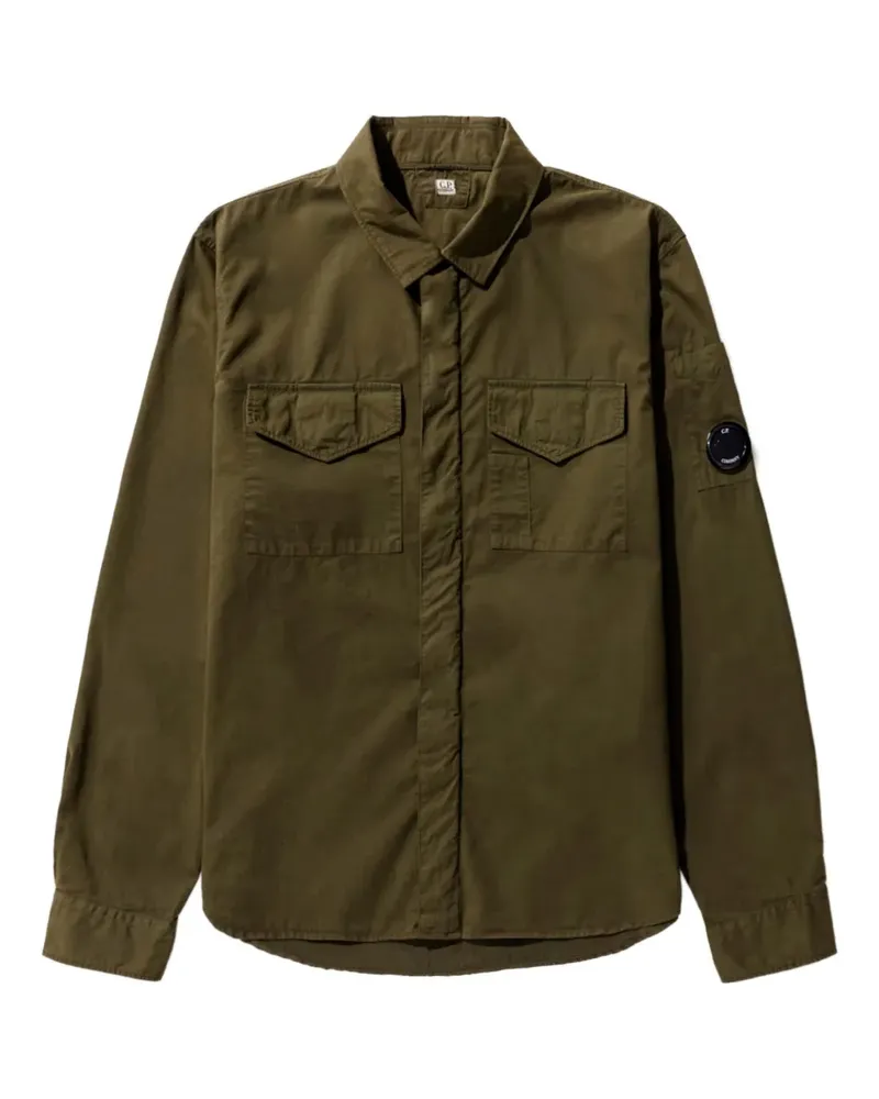 C.P. Company flap-pockets long-sleeves shirt - Grün Grün