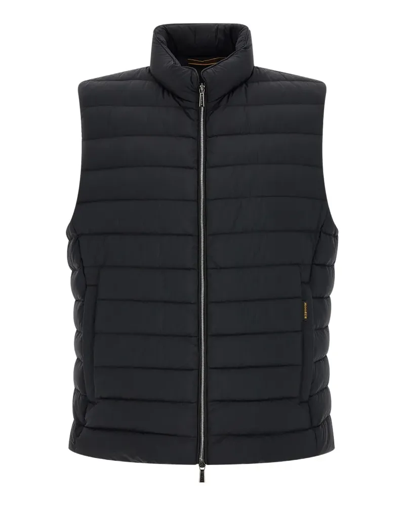 MOORER Calaf-S3 quilted gilet - Schwarz Schwarz