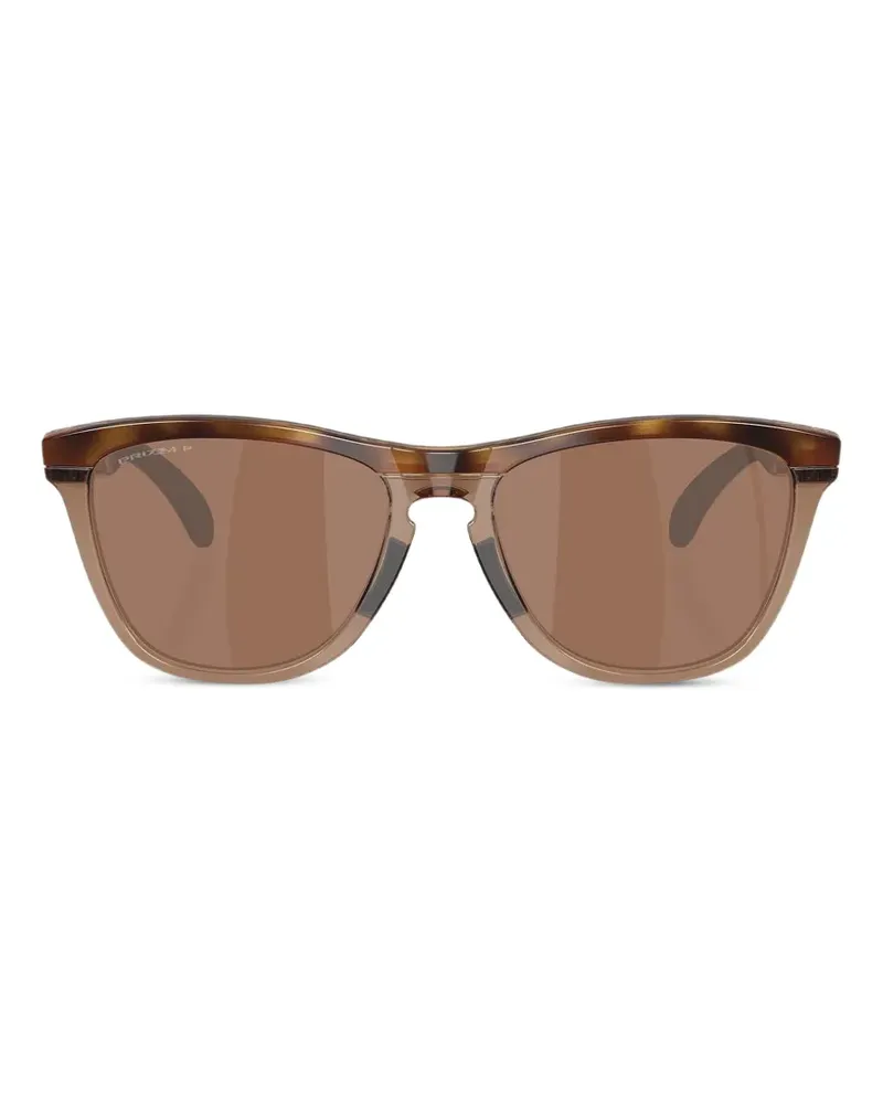 Oakley Eckige Frogskins Range Sonnenbrille - Braun Braun