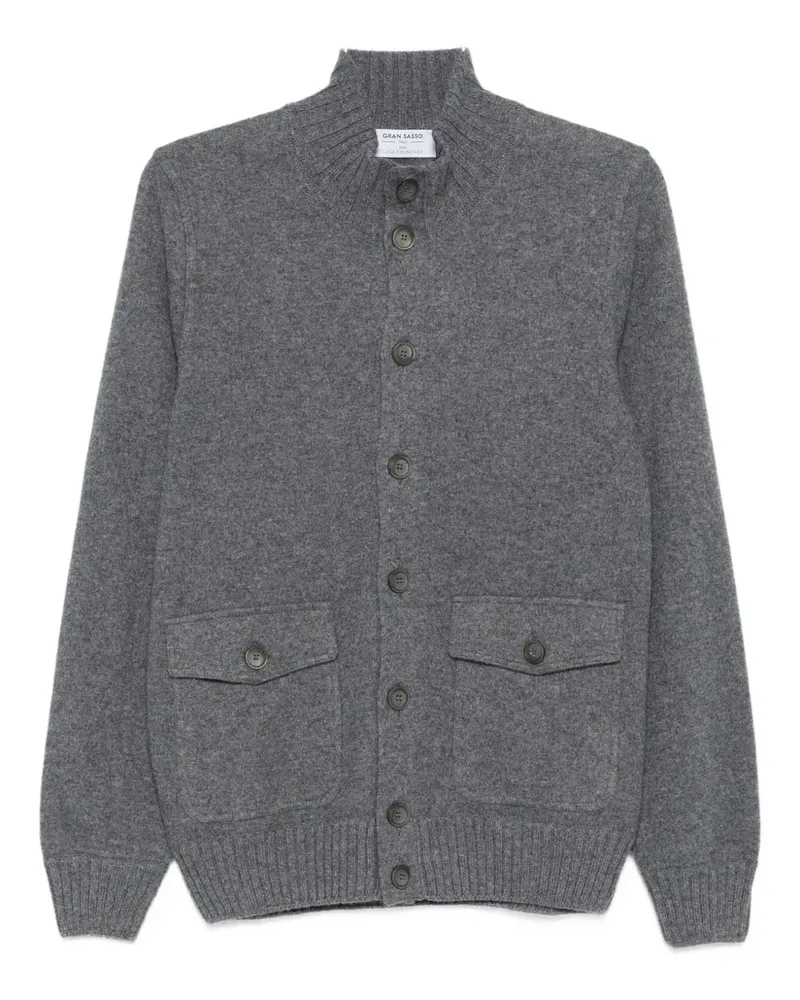 Gran Sasso Cardigan mit geknöpften Taschen - Grau Grau