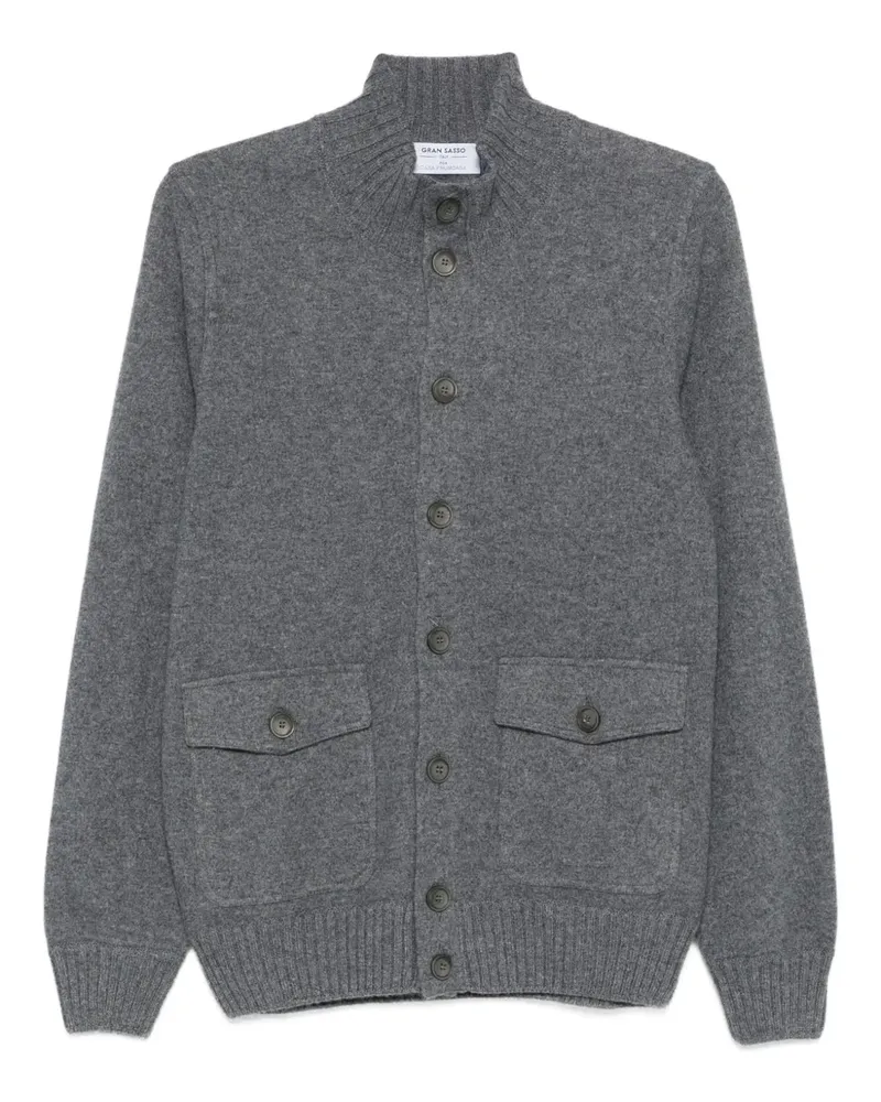 Gran Sasso Cardigan mit geknöpften Taschen - Grau Grau
