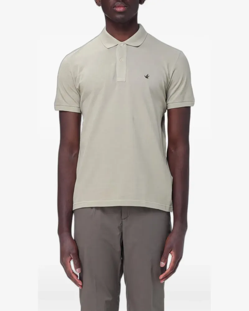 Brooksfield Poloshirt mit Logo-Stickerei - Grün Grün