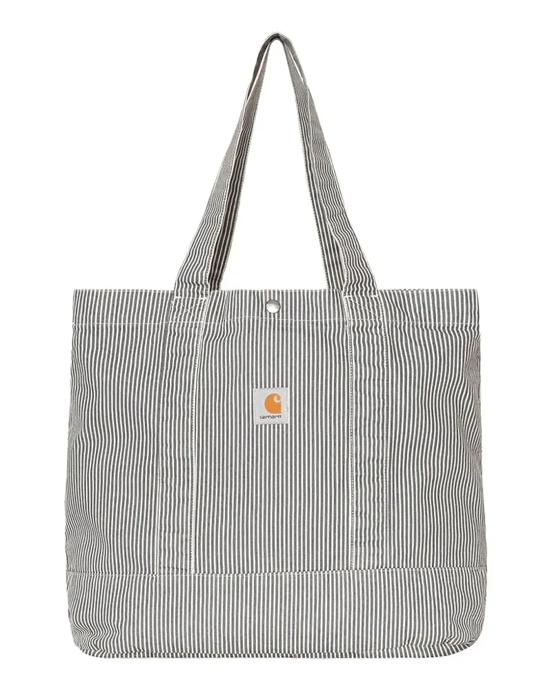 Carhartt WIP Mercer striped tote bag - Weiß Weiß