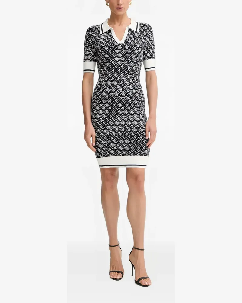 Guess Minikleid mit Logo-Monogramm - Blau Blau