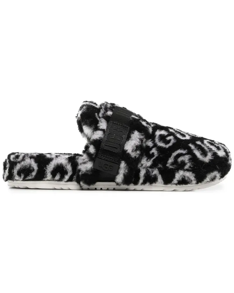 UGG Fluff it Pop Slipper - Schwarz Schwarz