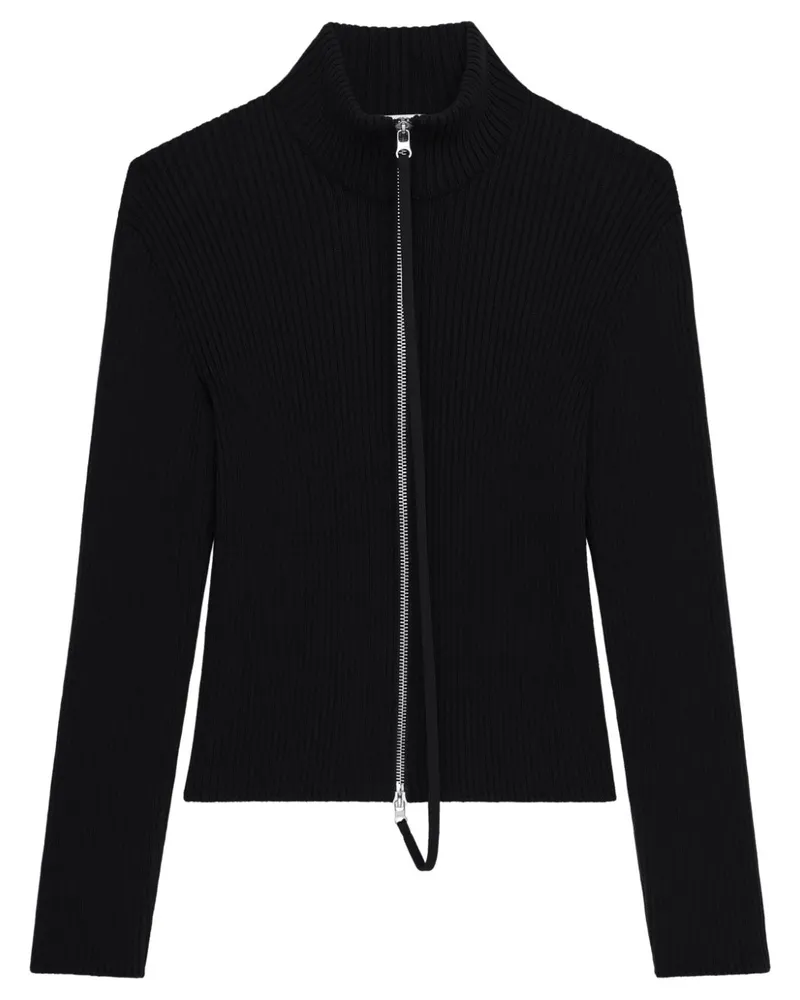 Courrèges Cardigan mit Reißverschluss - Schwarz Schwarz