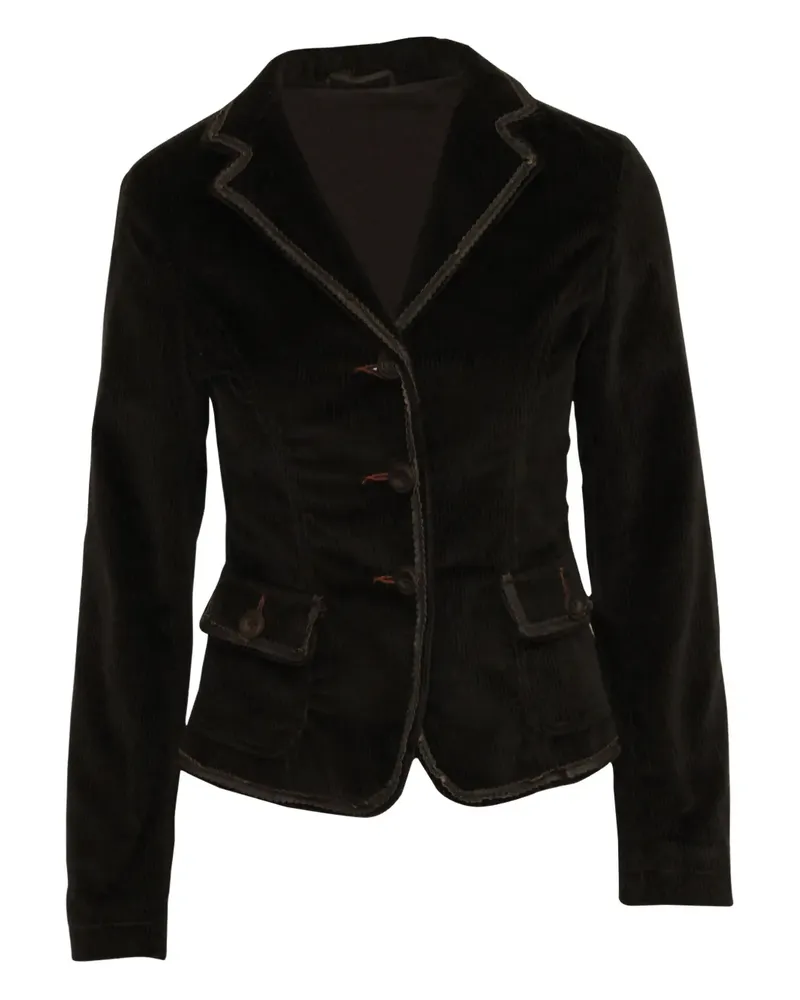 Max Mara Cordjacke mit steigendem Revers - Braun Braun