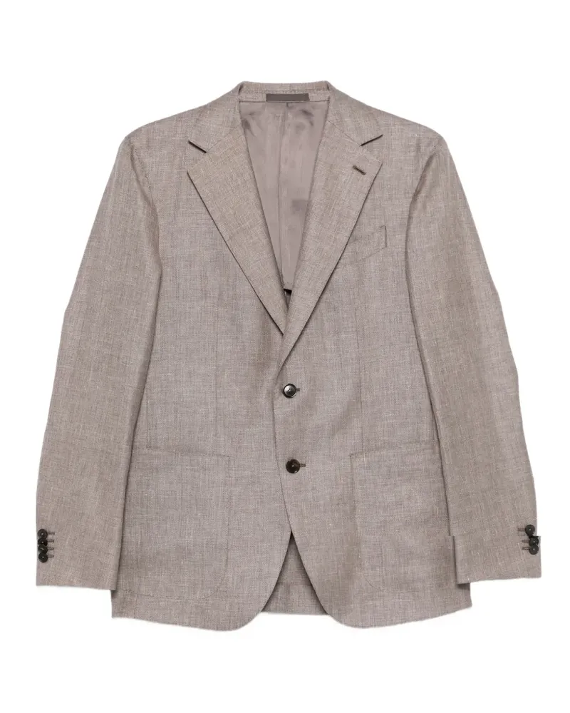 Caruso button blazer - Nude Nude