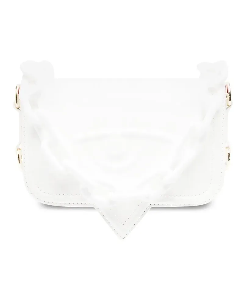 Chiara Ferragni Kleine Eyelike Schultertasche - Weiß Weiß