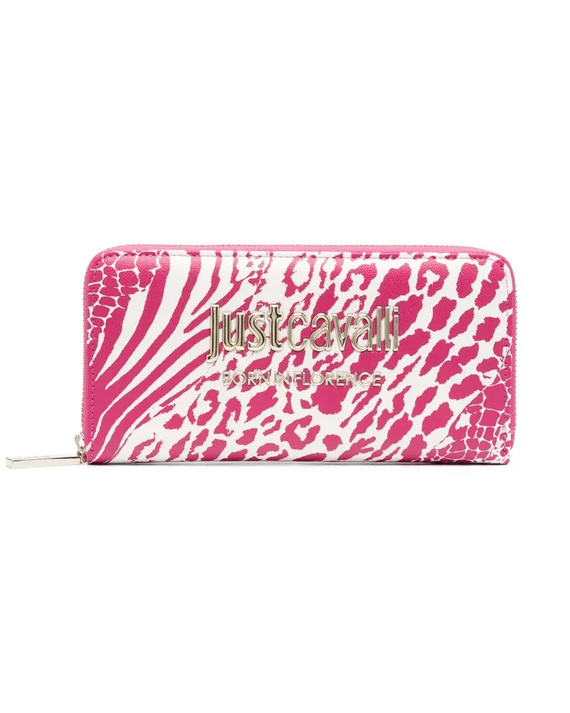 Just Cavalli Portemonnaie mit Animal-Print - Rosa Rosa