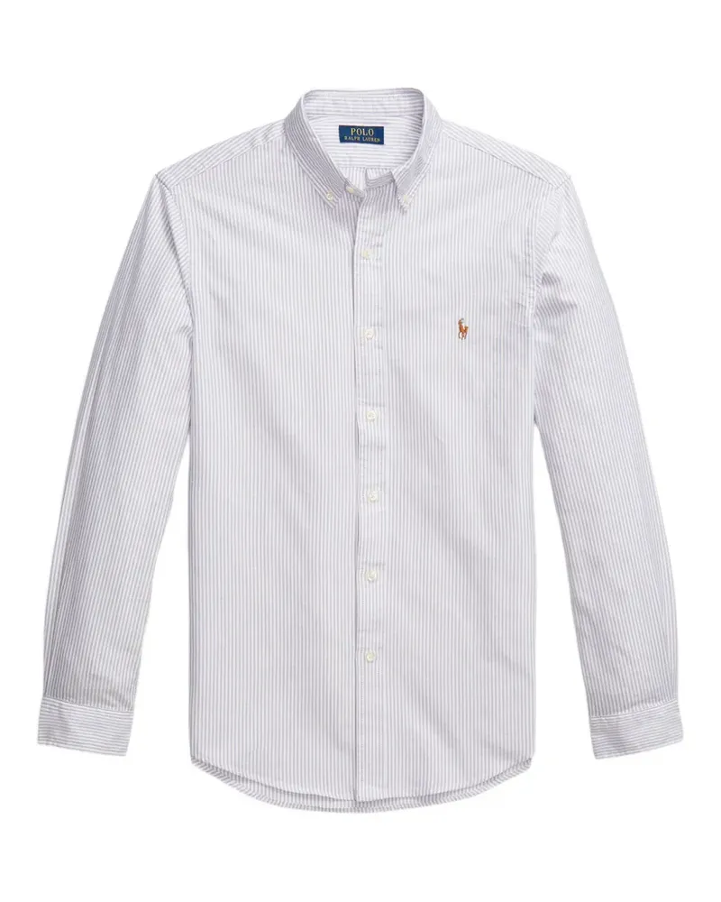 Ralph Lauren striped-pattern shirt - Weiß Weiß