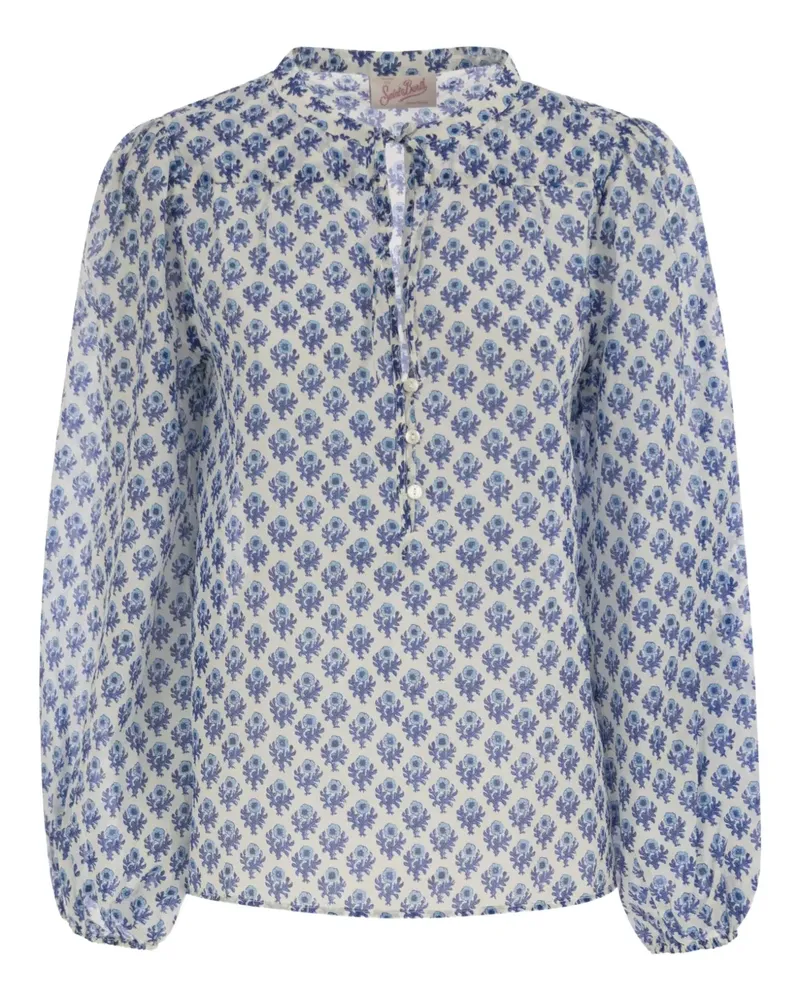 MC2 Saint Barth Harper-Bluse mit Blumenmuster - Nude Nude