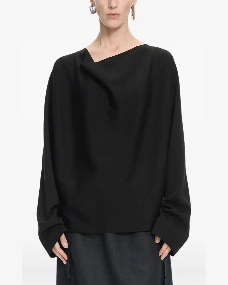 JNBY Klassisches Langarmshirt - Schwarz Schwarz