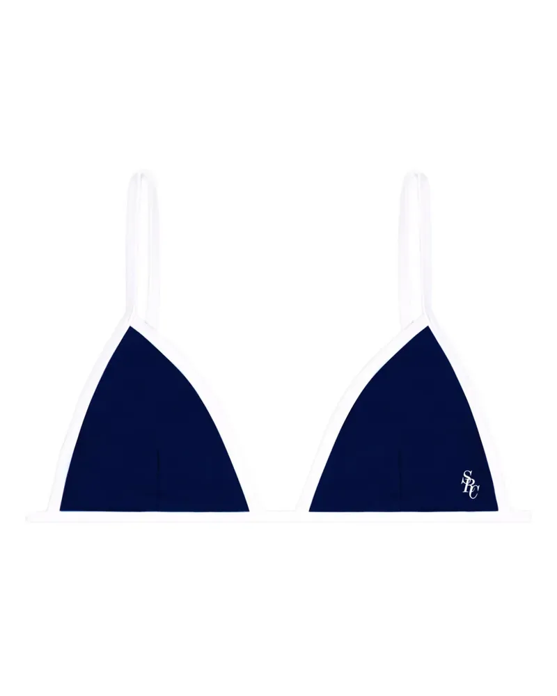 SPORTY & RICH Kate Bikinioberteil - Blau Blau