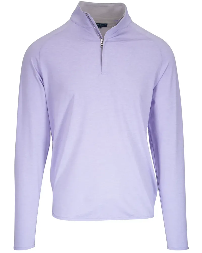Peter Millar Sweatshirt mit Reißverschluss Violett