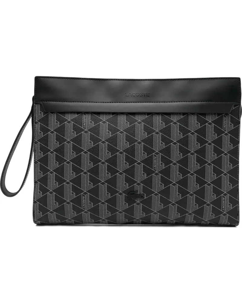 Lacoste The Blend Clutch - Schwarz Schwarz