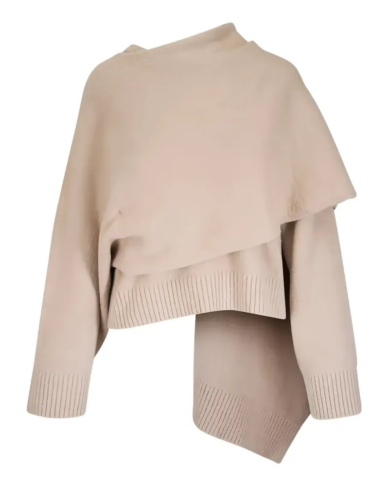 Altuzarra Asymmetrischer Palmer Pullover - Nude Nude