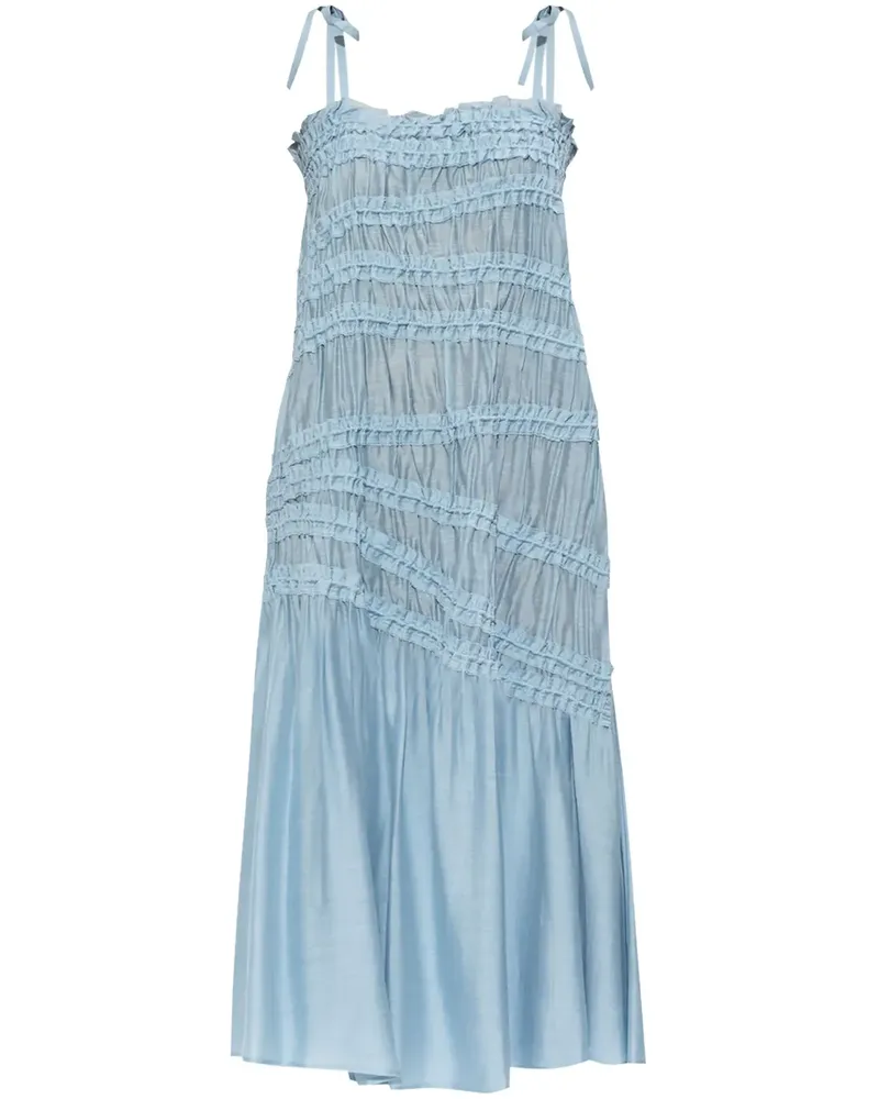 Tory Burch Klassisches Midikleid - Blau Blau