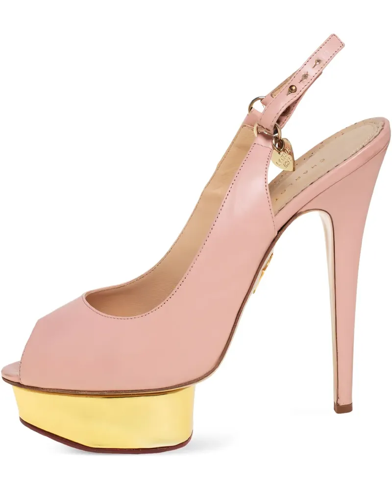 Charlotte Olympia Sandalen mit Absatz 150mm - Rosa Rosa