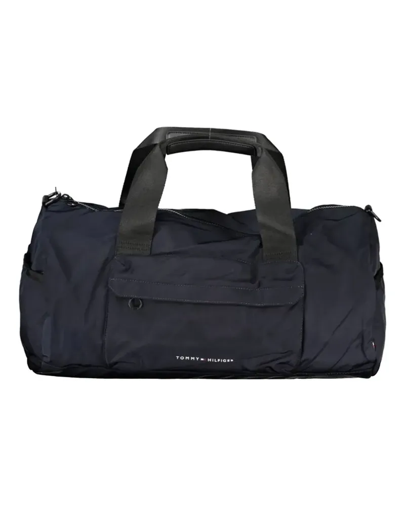 Tommy Hilfiger logo-print duffle bag - Blau Blau