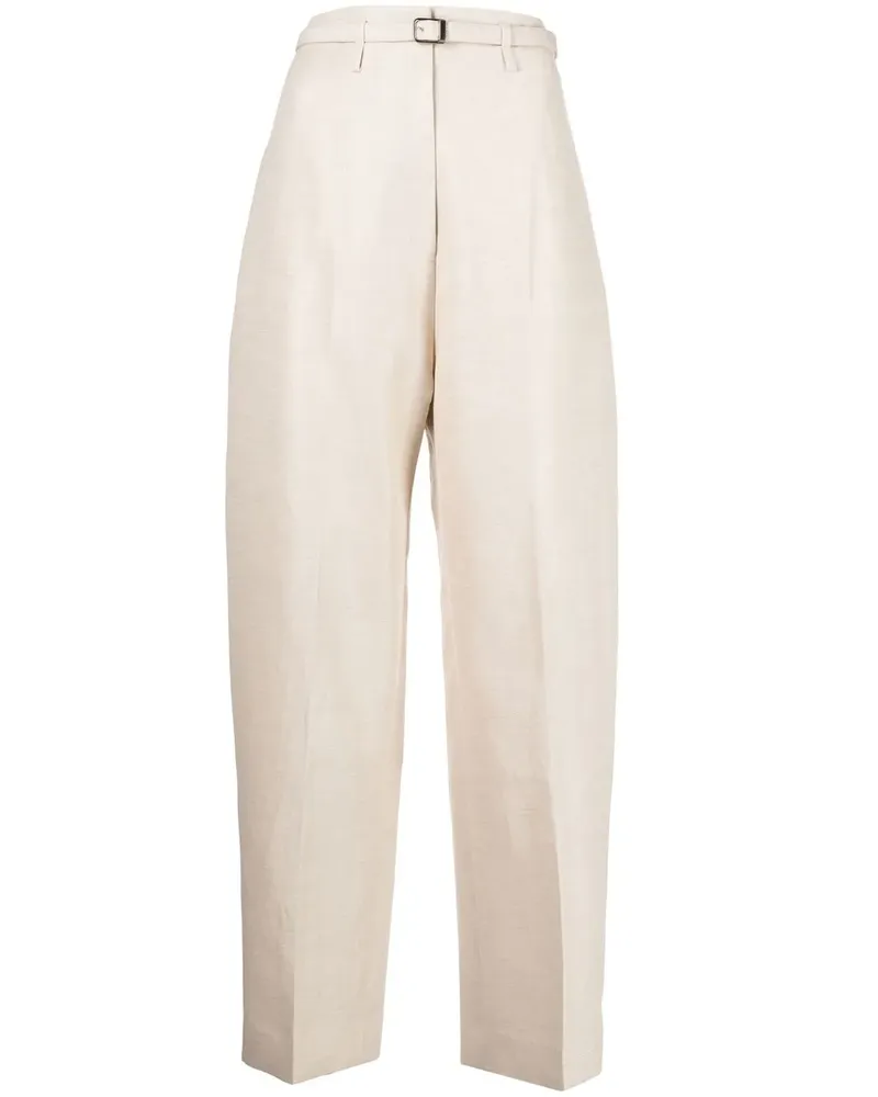GIA STUDIOS Tapered-Hose - Weiß Weiß