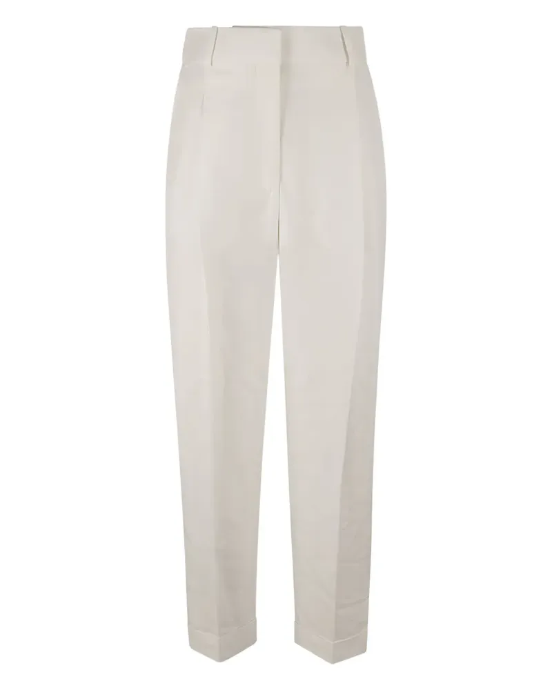 Alexander McQueen Schmale Hose - Weiß Weiß