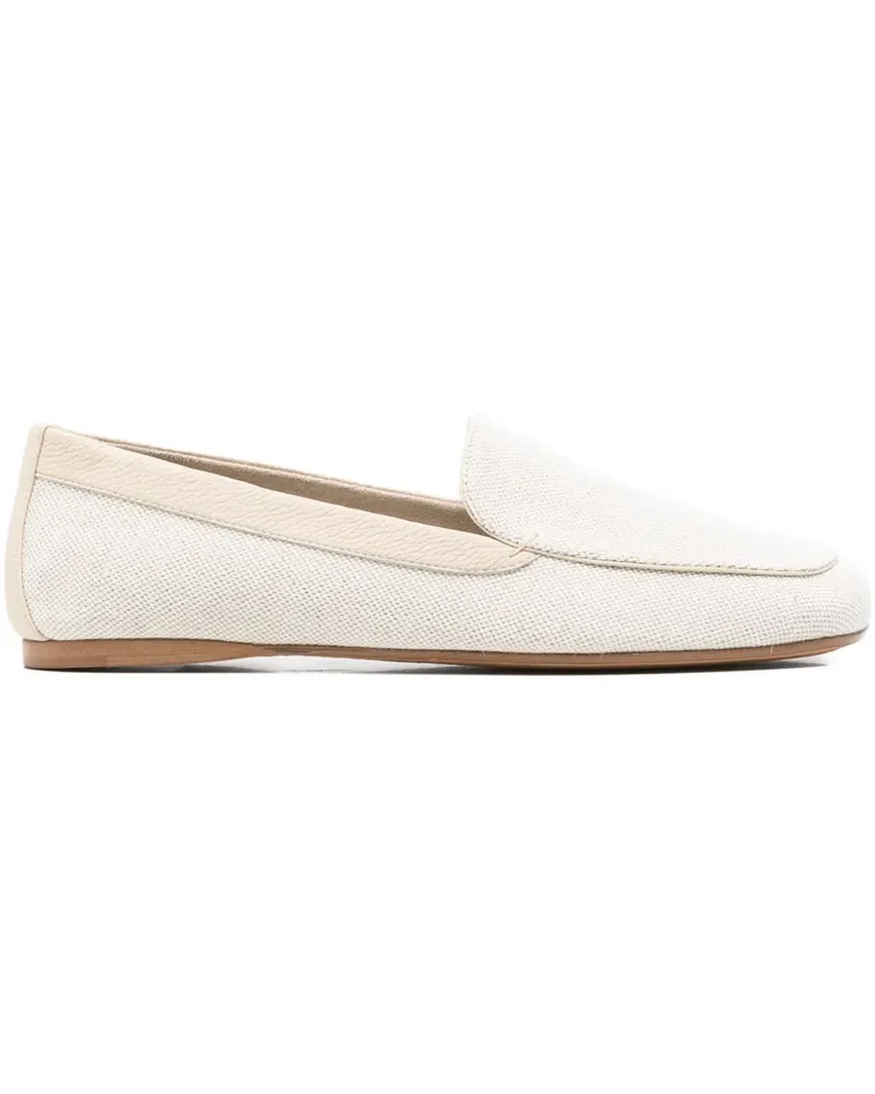 KHAITE textured loafers - Weiß Weiß