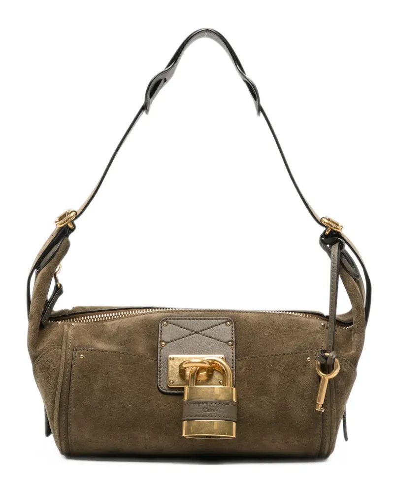 Chloé Paddington suede cross body bag - Grün Grün