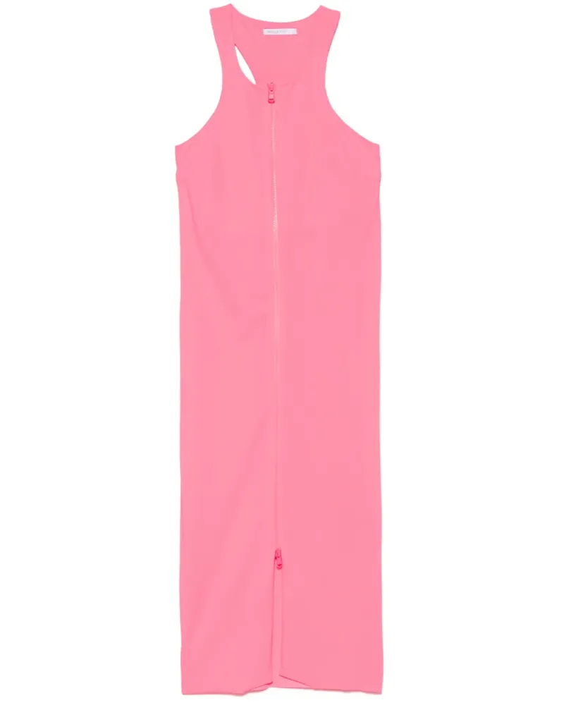 Patrizia Pepe Midikleid mit Reißverschluss - Rosa Rosa