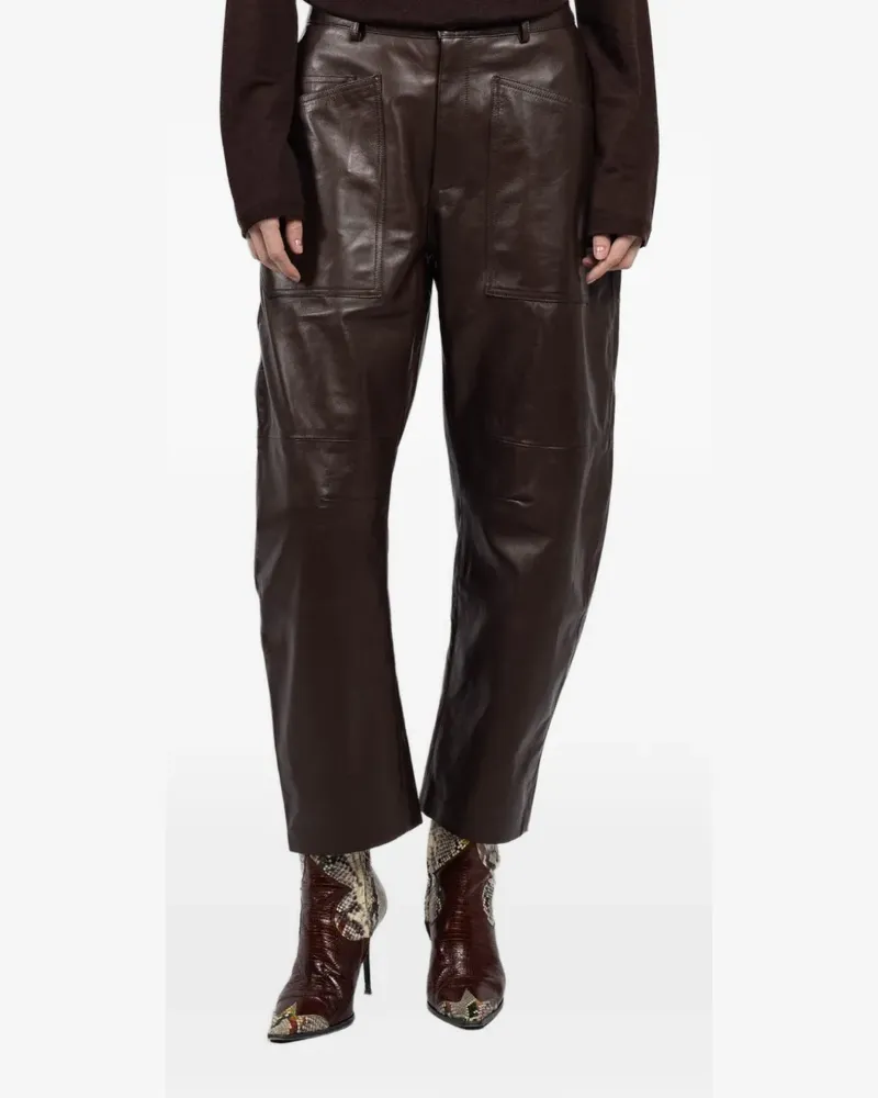 Giorgio Brato pocket trousers - Braun Braun