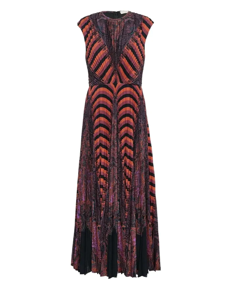 Ulla Johnson Violeta pleated sleeveless maxi dress - Orange Orange