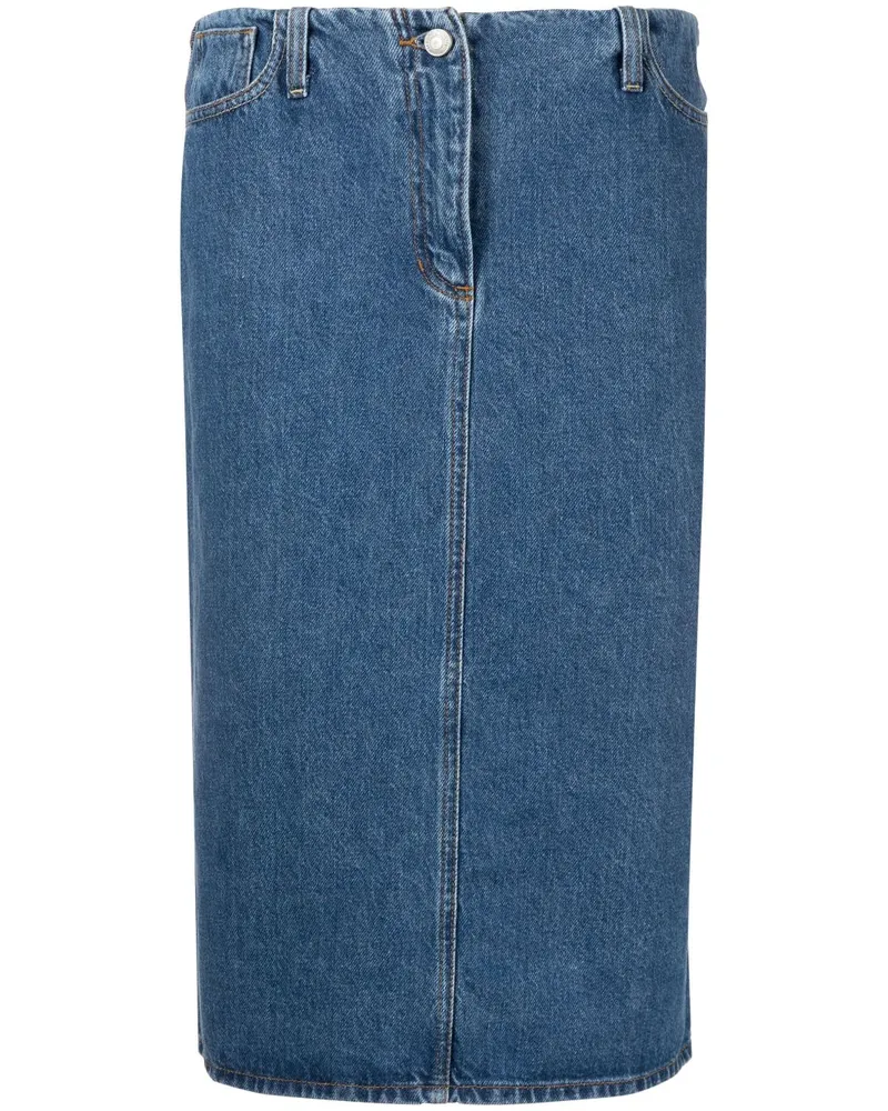Magda Butrym Denim-Bleistiftrock - Blau Blau