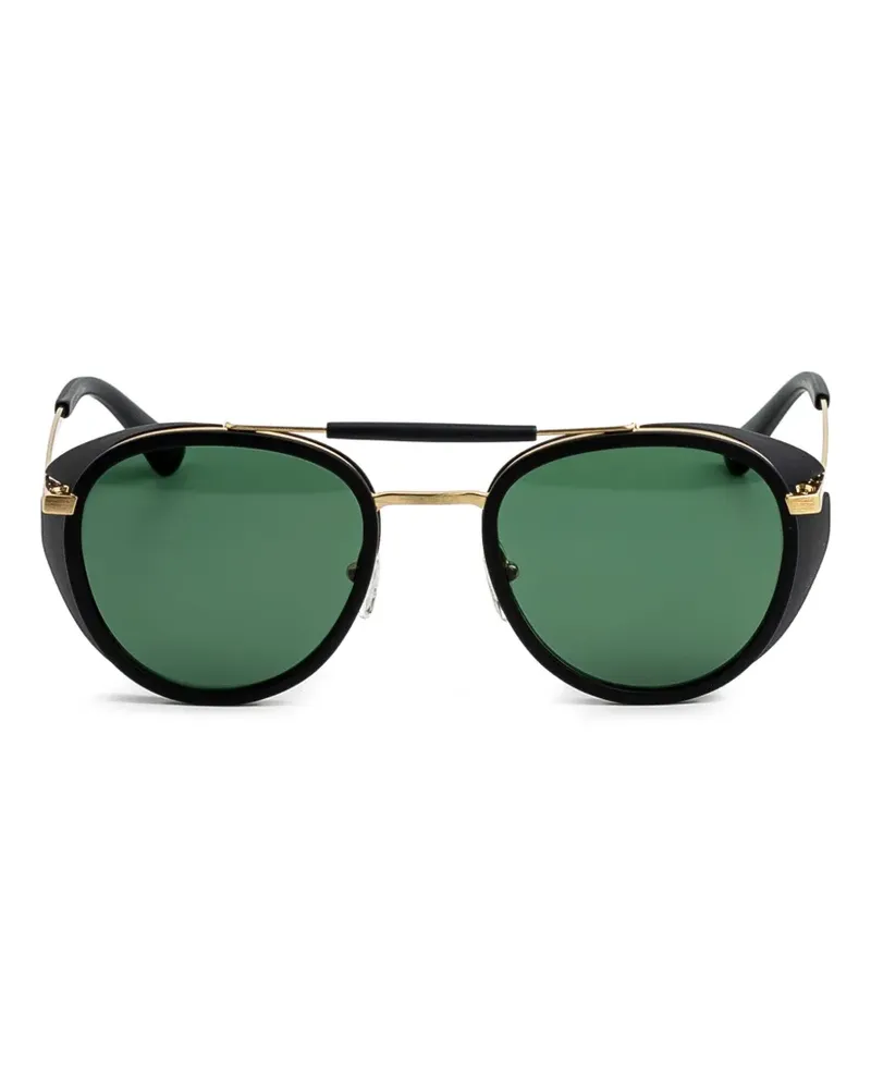 EPOS Storm Sonnenbrille mit rundem Gestell - Schwarz Schwarz