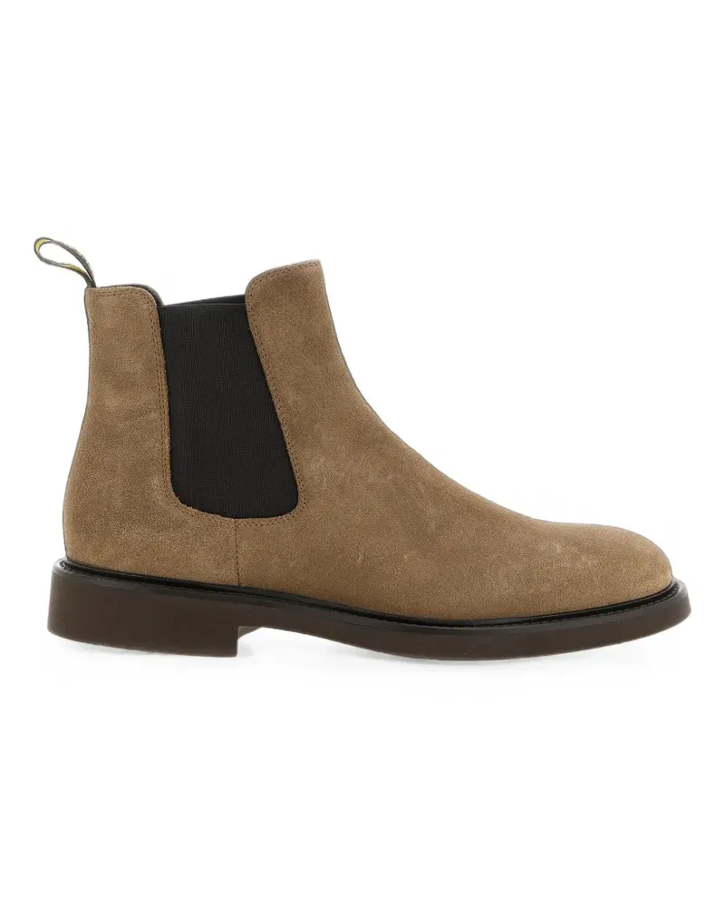 Doucal´s suede round-toe Chelsea boots - Braun Braun