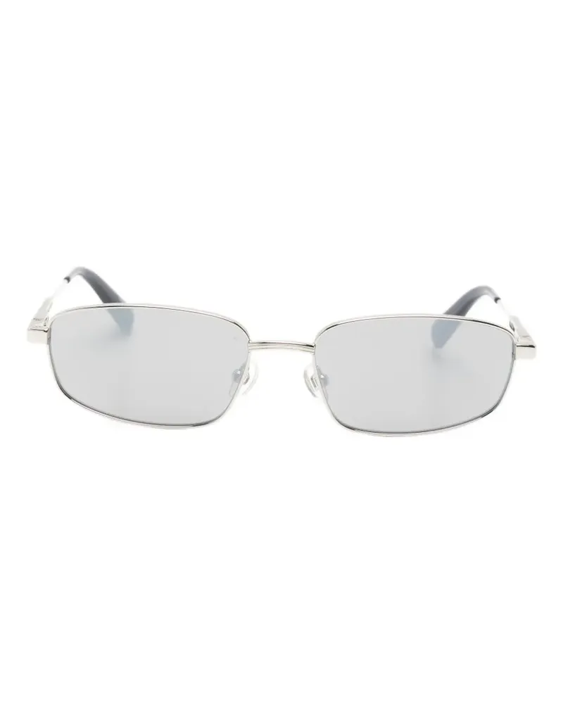 Jacquemus Sera Sonnenbrille mit eckigem Gestell - Silber Silber