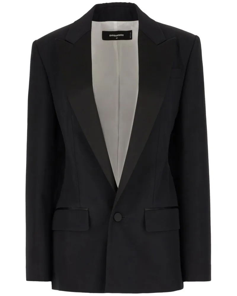 Dsquared2 Klassisches Sakko - Schwarz Schwarz