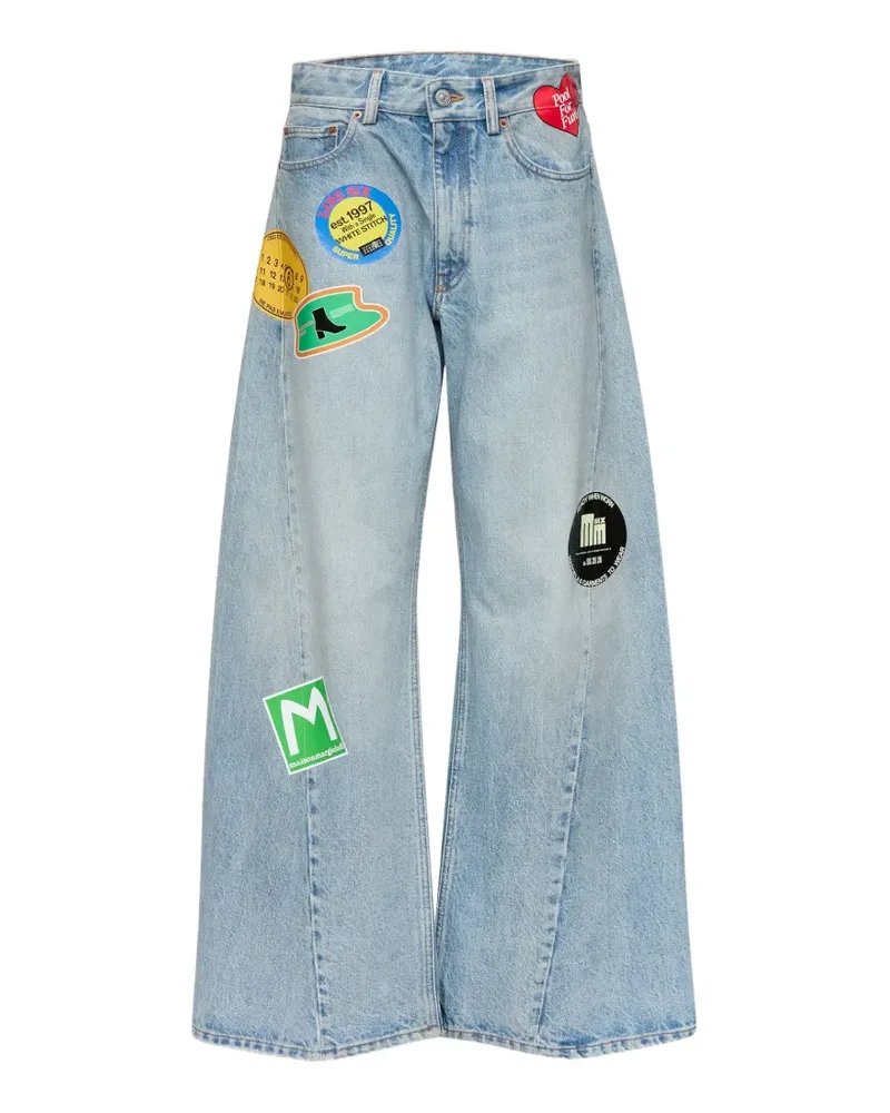 Maison Margiela Jeans mit weitem Bein - Blau Blau