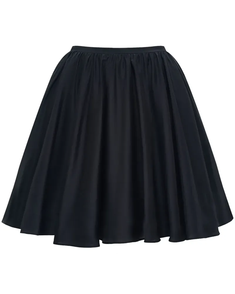 12 STOREEZ Minirock mit hohem Bund - Schwarz Schwarz