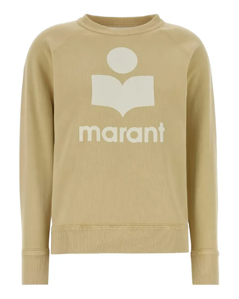 Isabel Marant logo-print sweater - Nude Nude